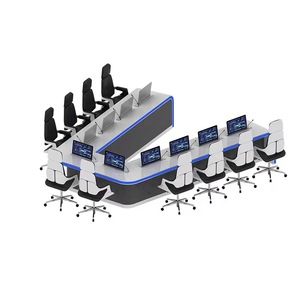 Công Nghệ Cao Lớn Hình Chữ U Văn Phòng Hội Nghị Bàn Thiết Kế Hiện Đại Chỉ Huy Trung Tâm Bàn Làm Bằng Tại Trung Quốc Với MDF Chất Liệu - Product Image 4