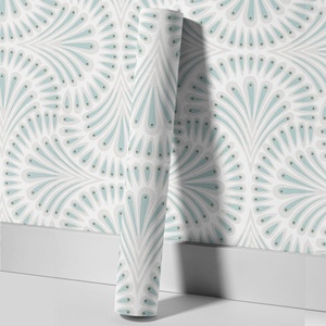 <span class=keywords><strong>Papier</strong></span> <span class=keywords><strong>peint</strong></span> auto-adhésif à motif <span class=keywords><strong>paisley</strong></span> bleu/vert, imperméable, décoratif - Product Image 2