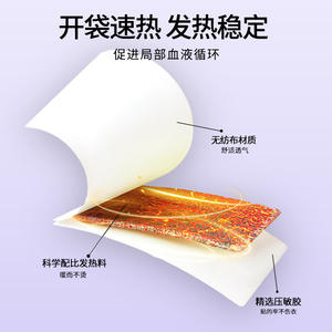 อิโนห์ว นวนกง แผ่นแปะอุ่นมดลูก 96x130 มม. สำหรับบรรเทาอาการประจำเดือนและดูแลมดลูกเย็น - Product Image 3