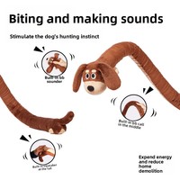 Jouet pour chien en peluche extra long de 1 mètre, résistant aux morsures, couineur interactif, compagnon sonore pour chiens