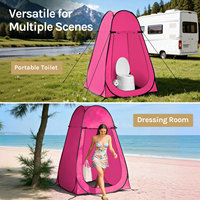 Tente Portable Instantanée Automatique, Cabine d'Essayage, Salle de Bain, Toilettes pour Plage et Extérieur, Pliable, Installation Facile, Douche, Camping