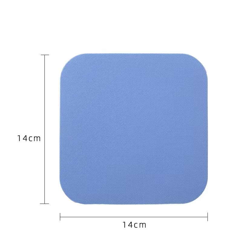 Forme carrée bleue