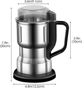 Molinillos de Café Eléctricos con Cuchilla de Acero Inoxidable, Molinillo para Granos de Café, Especias y Granos, Capacidad de 500g, Molienda Ultrafina Portátil - Product Image 4
