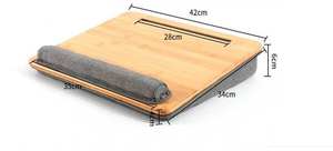 Bureau d'<span class=keywords><strong>ordinateur</strong></span> <span class=keywords><strong>Portable</strong></span> avec coussin et <span class=keywords><strong>repose</strong></span>-poignet, bureau pour <span class=keywords><strong>lit</strong></span> et canapé table d'<span class=keywords><strong>ordinateur</strong></span> <span class=keywords><strong>Portable</strong></span> avec fente pour tablette - Product Image 6