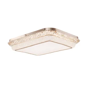 Plafonnier Led cristal au design moderne, montage en surface sur panneau, éclairage d'intérieur, luminaire décoratif de plafond, livraison directe, 110/240V