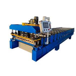 משמש שכבה כפולה ביצוע רעף להרכיב מכונה אבץ פלדה רול קירוי גיליונות ביצוע מכונת - Product Image 6