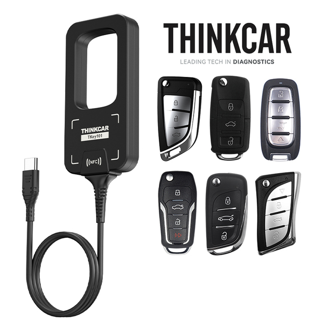 TKEY 101 Universal Smart Car Key Programmer Equipment with 6 Remote Key Anti-Theft System Chip Clone Smartkey Tool toyota