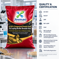 Jinmao 0,35% Prémélange composé d'additifs alimentaires minéraux et oligo-éléments en poudre pour poulets de chair et poules reproductrices de 20 semaines à la fin de la croissance