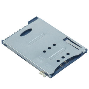 SMT 8 + 2 Pin Push-Тип Sim-карты разъем - Product Image 1