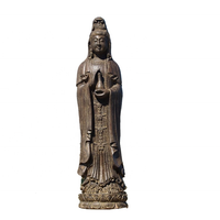 Statue de Bouddha rieur en bronze antique, moulée, avec impression numérique, hauteur 160 cm, pour décoration de mariage