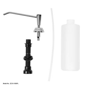 Dispenser di Sapone Liquido per Lavello - Erogatore Cromato per Piano di Lavoro e Area Lavello in Cucina - Product Image 5