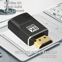 Adaptateur HDMI 8K Mâle-Mâle et Connecteur Coudé Droit en Gros pour Ordinateur, Décodeur et Ordinateur Portable – Fournisseur d'Usine