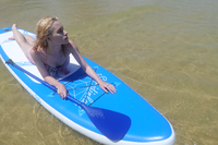 Planche de SUP gonflable Fly Eagle 11' unisexe en PVC, portable, 12,5 kg, pour la planche à pagaie en mer/lacs/rivières, système à aileron unique