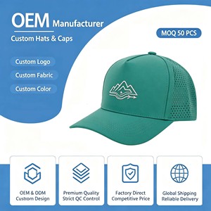 Custom 7 Panel Flat Bill Laser Cut Holes Snapback Cap Embroidery <b>Waterproof</b> Structured Gorras Snap Back <b>Hat</b> - Product Image 1