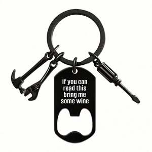 Llavero Abridor de Botellas de Acero de Titanio Personalizado al por Mayor, Impermeable, con Logotipo Impreso en Letterpress, Regalo Promocional Económico para Cerveza - Product Image 2