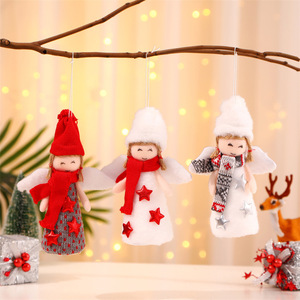 Nouvelles décorations de Noël transfrontalières, ornements créatifs de vieil homme ange ailé, pendentifs pour sapin de Noël, cadeaux pour enfants - Product Image 3