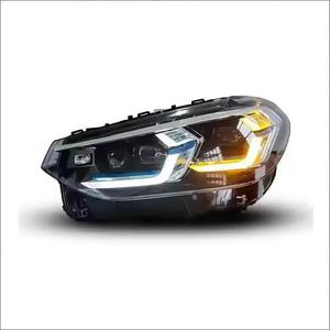 ไฟหน้า LED JY คุณภาพสูงรุ่นใหม่สำหรับ X3 G01 G08 ปี 2018-2021 อัพเกรดสไตล์ LCI ปี 2022 แบบเสียบใช้งานได้ทันที 6000K ไฟหน้ารถยนต์ LED - Product Image 1