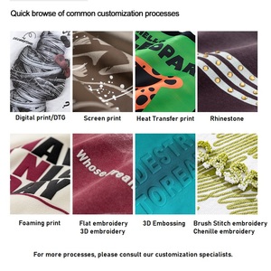 Sweat à capuche épais sans cordon de serrage, personnalisé avec logo imprimé numériquement sur le devant, en coton French Terry, coupe oversize pour homme, vente en gros - Product Image 5