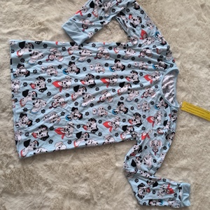 Pijama de Bambú con Cremallera Doble y Estampado de Halloween Personalizado para Bebés y Niños Pequeños, Manga Larga, con Pies Cubiertos - Product Image 3