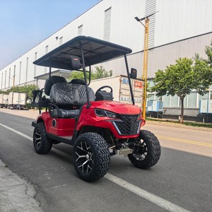 Carrito de Golf Eléctrico de 4 Ruedas, Motor de 400W, Velocidad Máxima de 20 km/h, Carga Máxima de 150 kg, Carrocería de Aleación de Aluminio de Estilo Moderno y Duradero - Product Image 1