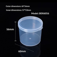 Boîte d'emballage transparente en plastique PP, épaisseur 1,2 mm, pour cadeaux, artisanat, rangement, accessoires de quincaillerie personnalisables, directement de l'usine