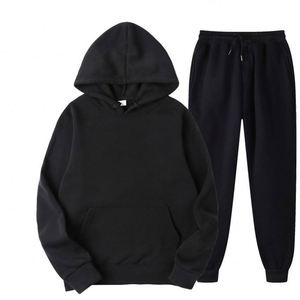 Tute Sportive per Uomo e Donna, Set Casual Tinta Unita, Nuova Collezione Autunnale, Felpe con Cappuccio + Pantaloni, Completo <span class=keywords><strong>Sportivo</strong></span> <span class=keywords><strong>Trendy</strong></span> Due Pezzi - Product Image 1