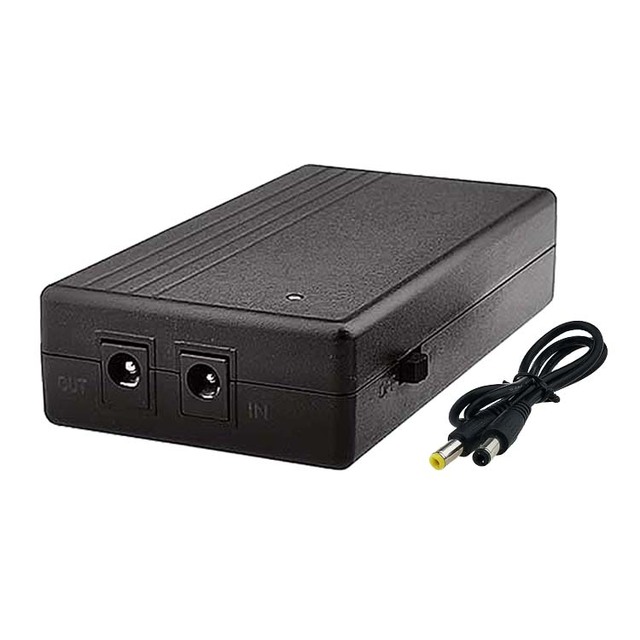 CYHX UPS Router Wifi Backup DC 12V 2A 12-2a 2ah Battery Supply USB Power Bank Mini UPS for Wifi Router Modem CCTV Camera Home