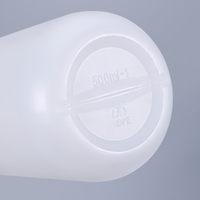 Bouteille en plastique HDPE de 500 ml avec bouchon à vis auto-scellant, capuchon de sécurité, impression sérigraphique, anti-corrosion pour pesticide, liquide vaisselle