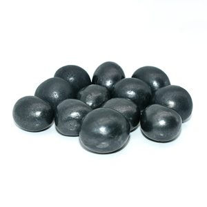 Pietre preziose all'ingrosso 20-30mm <span class=keywords><strong>Shungite</strong></span> burattate per la decorazione - Product Image 4