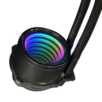 Refroidisseur de liquide pour PC personnalisé de 240mm Ventilateur de refroidissement CPU pour boîtier d'ordinateur