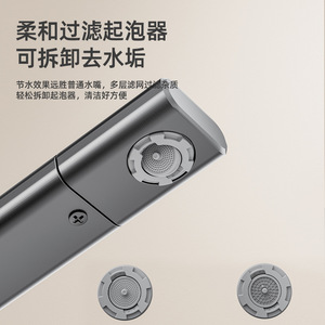 Modern Basin Faucet Single Handle Deck Mounted 360 Degree Rotation Rust Proof For Bathroom Washbasin - Product Image 3