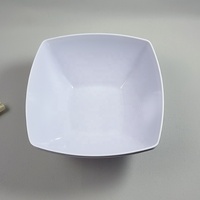 Ensemble de bols alimentaires carrés en mélamine en gros - Non toxique, résistant au lave-vaisselle, résistant à la chaleur, durable, design classique pour usage en restaurant