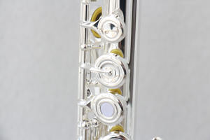 Flauta de estilo francés hecha a mano chapada en plata personalizada de buena calidad FOCUS con estuche - Product Image 5