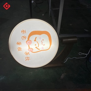 Tùy chỉnh xoay hai mặt LED hộp đèn Poster hiển thị quảng cáo ngoài trời vòng ánh sáng dấu hiệu hộp cho cửa hàng nhà hàng - Product Image 2