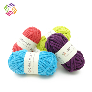 Manta de bebé gruesa de chenilla de poliéster 100% súper suave, patrón teñido de alta resistencia en Stock - Product Image 2