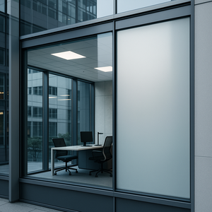 فيلم زجاج ذكي PDLC بأسلوب عصري ذاتي اللصق مضاد للانفجار فيلم نوافذ زخرفي بسمك 0.45 مم مع ضمان لمدة سنة للمكاتب - Product Image 5