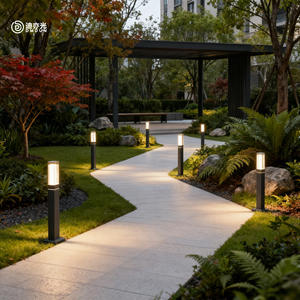 Modern <b>Led</b> Lawn Lamp Simple Power Connection Park Community Waterproof Outdoor Yard Lamp Aluminum Grass Plug Landscape Lamp - Product Image 5