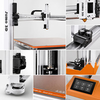 Printer 3D Granul FGF Tertutup Besar JUMO, Mesin Pencetak 3D Pelet Ekstrusi Aliran Tinggi 1000*1000*1000mm