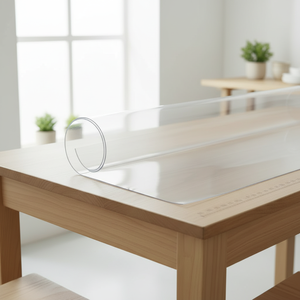 Nappe en PVC transparente, imperméable et résistante à l'huile, directement <span class=keywords><strong>de</strong></span> l'usine, pour la maison, les mariages, les fêtes, les banquets et l'extérieur - Product Image 1