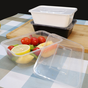 Disposable Square Food Container 1000ML Airtight Leakproof For Catering And Hotels - Product Image 2