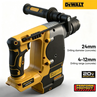 Marteau perforateur électrique sans fil DEWALT DCH273 20V, perceuse à percussion multifonctionnelle, perçage du béton, pioche électrique rechargeable