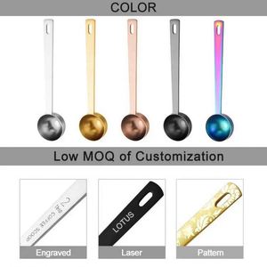 Kitchen Baking <b>Measuring</b> Tools Stainless Steel 18/8 Coffee Bean Scoop 15/30 ml <b>Measuring</b> <b>Spoon</b> for Coffee - Product Image 2