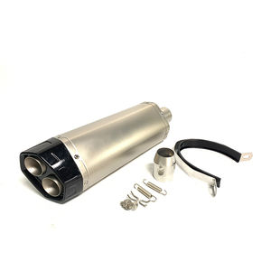 Silenciador de escape universal para motocicleta, silenciador de escape de acero inoxidable para EX250M VERSYS650 Z250SL CB190X <span class=keywords><strong>XADV750</strong></span> - Product Image 1