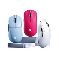 Souris de jeu sans fil MCHOSE Maicong A7 V2 Pro+ pour e-sport, trois modes, légère, Ultra+3395, sans rétroéclairage