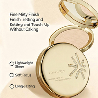 Poudre compacte Gold Coin longue tenue, contrôle du sébum, résistante à l'eau, fixe le maquillage, correcteur naturel, poudre fixatrice authentique, abordable