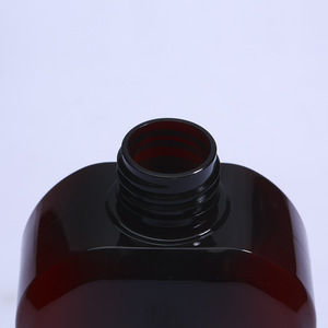 Dark Red 300Ml <b>Shampoo</b> Bottle PET Plastic Cosmetic Packaging Labelable Unisex Moisturizing Hair Care - Product Image 2