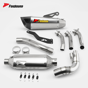 Sistema <span class=keywords><strong>de</strong></span> Escape para Motocicleta Forsound, <span class=keywords><strong>Precio</strong></span> <span class=keywords><strong>de</strong></span> Fábrica al por Mayor, Sistema <span class=keywords><strong>de</strong></span> Sección Central Delantera <span class=keywords><strong>de</strong></span> Fibra <span class=keywords><strong>de</strong></span> Carbono Akrapovics para <span class=keywords><strong>MT</strong></span>-<span class=keywords><strong>09</strong></span> MT09 - Product Image 2