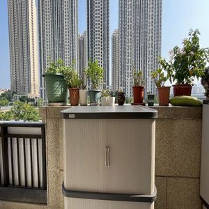 Armoire <span class=keywords><strong>de</strong></span> <span class=keywords><strong>rangement</strong></span> en plastique pour <span class=keywords><strong>patio</strong></span> extérieur écologique, imperméable, pour outils <span class=keywords><strong>de</strong></span> jardin, <span class=keywords><strong>rangement</strong></span> <span class=keywords><strong>de</strong></span> chaussures - Product Image 6