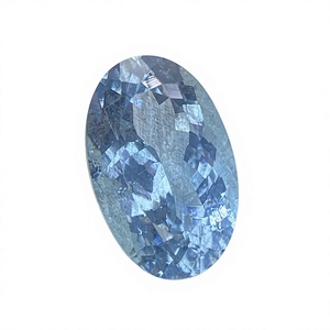 Piedra Preciosa Suelta de Aguamarina Certificada, Excelente Calidad, Color Natural Superior, Corte Ovalado, con Buen Brillo, 8.48 Quilates - Product Image 1
