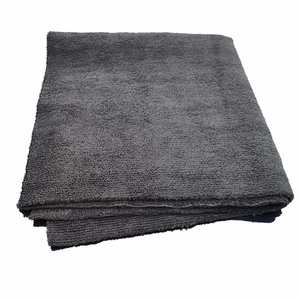 Serviette en microfibre noire de qualité supérieure, sans peluches et sans rayures, pour usage domestique - Plus absorbante pour le nettoyage multi-surfaces - Product Image 4